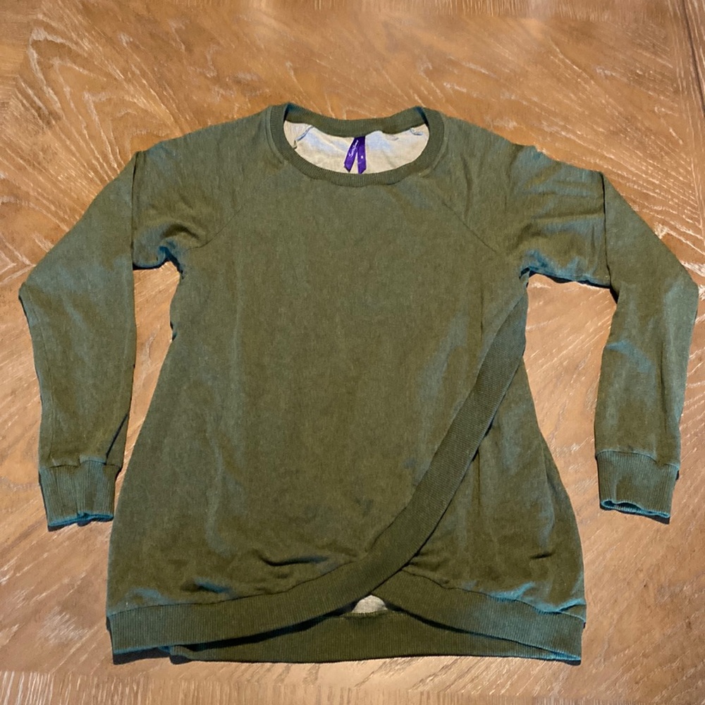 Seraphine, Cotton Blend Maternity & Nursing Sweatshirt